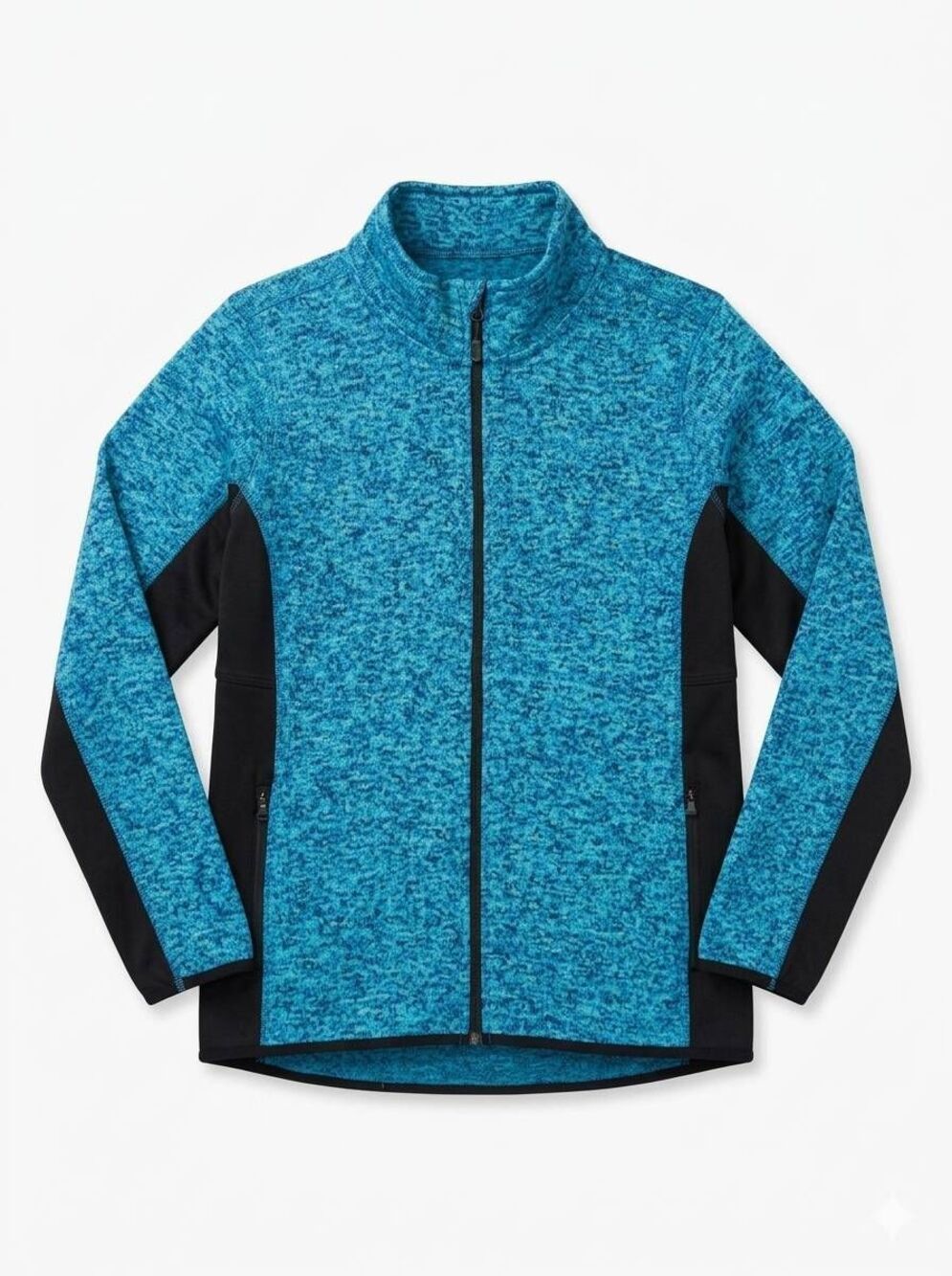 🔹️Marc New York Teal & Black Performance Zippered Sweater Jacket XLarge